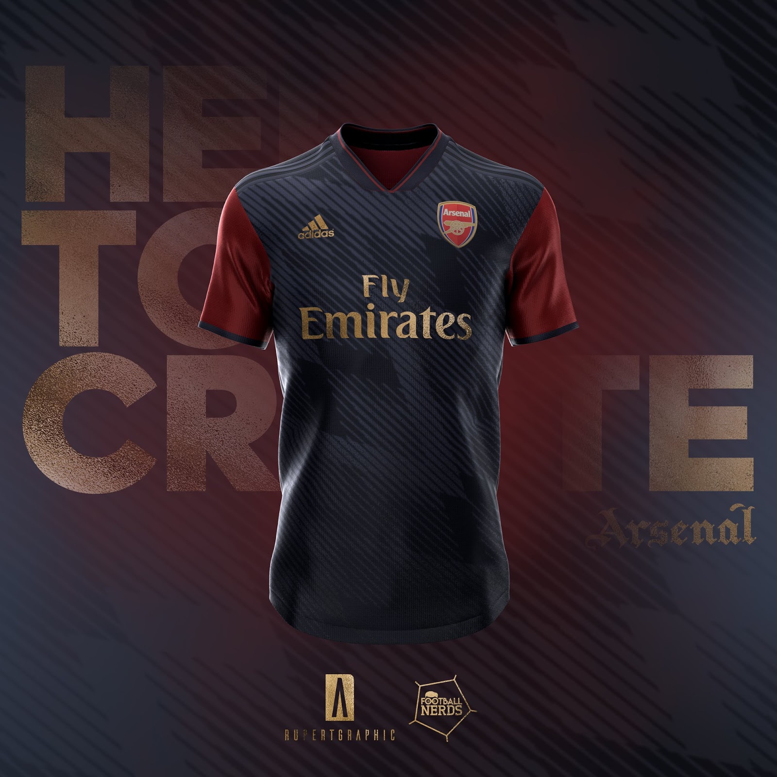 Stunning Adidas Arsenal 19-20 Home, Away & Third Kit Concepts by ...